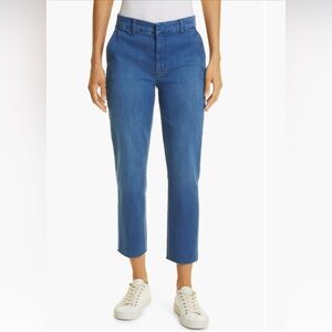 Frank & Eileen Wicklow Italian denim crop chinos